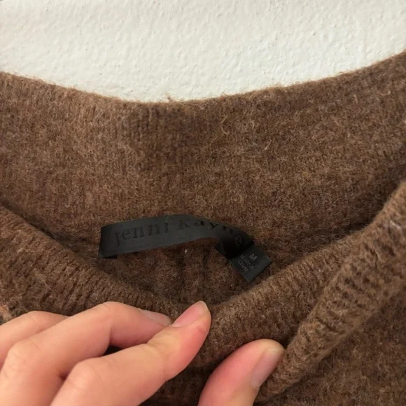 Jenni Kayne culottes Marina Wide-Leg Pants in Nutmeg - Picture 7 of 8